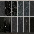 Modern Interior Wall Panels With Various Marble Textures And Color Options 3d model