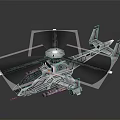 Advanced Futuristic Space Exploration Helicopter With Sci Fi Design Features