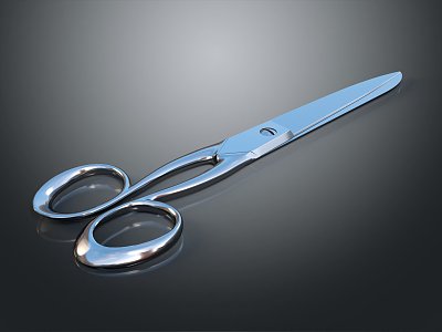 modern scalpel surgical tool surgical forceps medical scissors 3d model