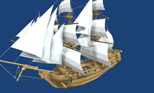 Weapons Sailboat 3d model