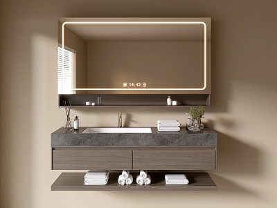 Modern Bathroom Cabinet Bathroom Basin Bathroom Ornaments 3d model