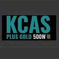 KCAS PLUS GOLD 500W Computer Power Supply with Cooling Fan LED Indicators for Efficient Performance