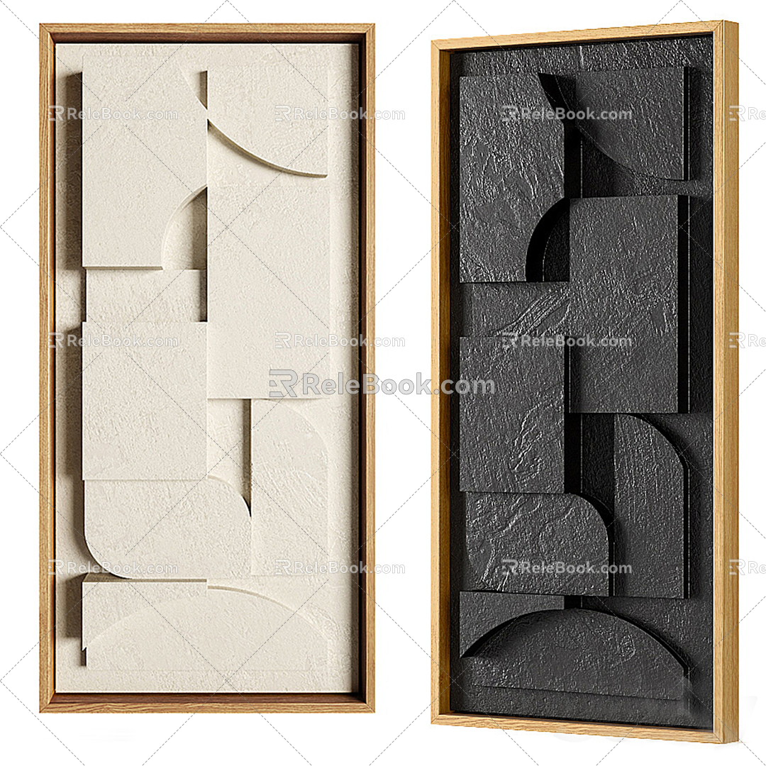 Modern Wall Decoration Frame 3d model