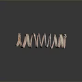 Shiny Copper Spiral Decorative Rings For Modern Clothing Accessories Design