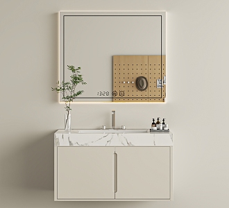 Modern bathroom cabinet 3d model