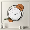 Modern clock wall clock 3d model