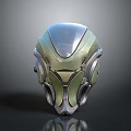 Sci-Fi Helmet Alien Helmet High Tech Helmet Game Helmet 3d model