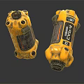 Two Yellow Portable Daily Life Essentials With Durable Design And Lightweight Feature