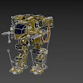 Sci-fi Robot Armed Robot Mech War Robot Artificial Intelligence Future Technology Fighting Robot 3d model