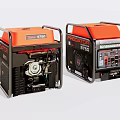 Industrial Equipment Portable Predator 8750 Gasoline Generators with Orange Black Design for Power Supply