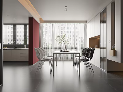 Modern Restaurant 3d model