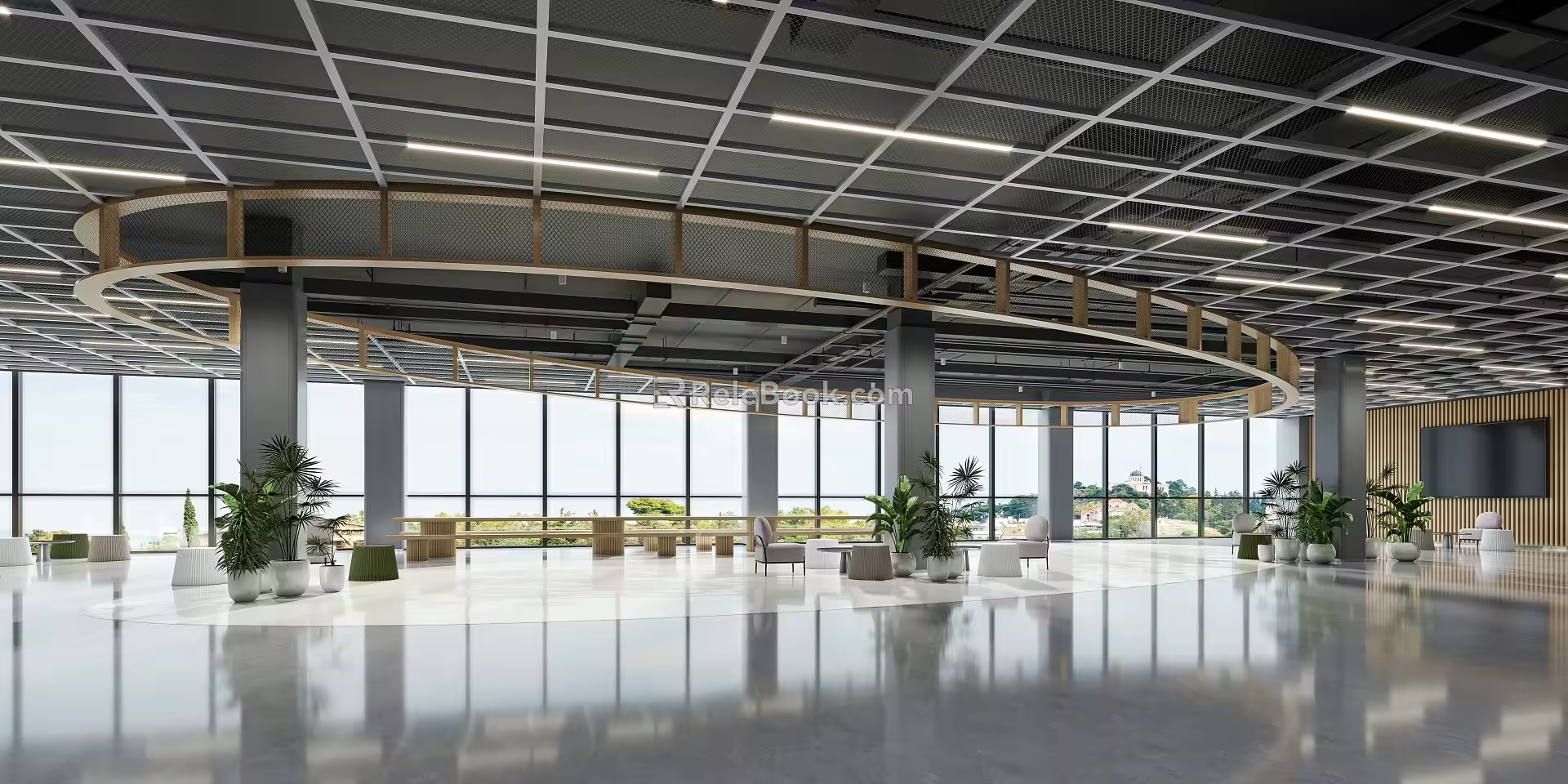 Modern Leisure Area Leisure Area 3d model
