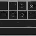 Various Decorative Metal Grille Vents In Square Round And Striped Designs