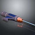 Professional Gray Blue Orange Screwdriver Hardware Tool With Sturdy Metal Tip And Comfortable Handle