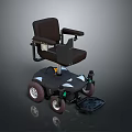 Industrial Equipment Electric Wheelchair With Ergonomic Seat Armrests And Battery Powered Wheels