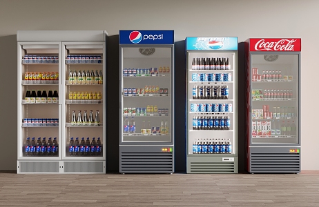 Beverage Cabinet Refrigerator 3d model