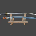 Tang Dao Samurai Swords 3d model