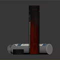Medical Sample Collection Tube With Red Fluid Label And Sterile Cap For Laboratory Use