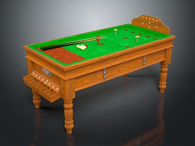 billiard table billiard case billiard club billiard rack billiard table 3d model