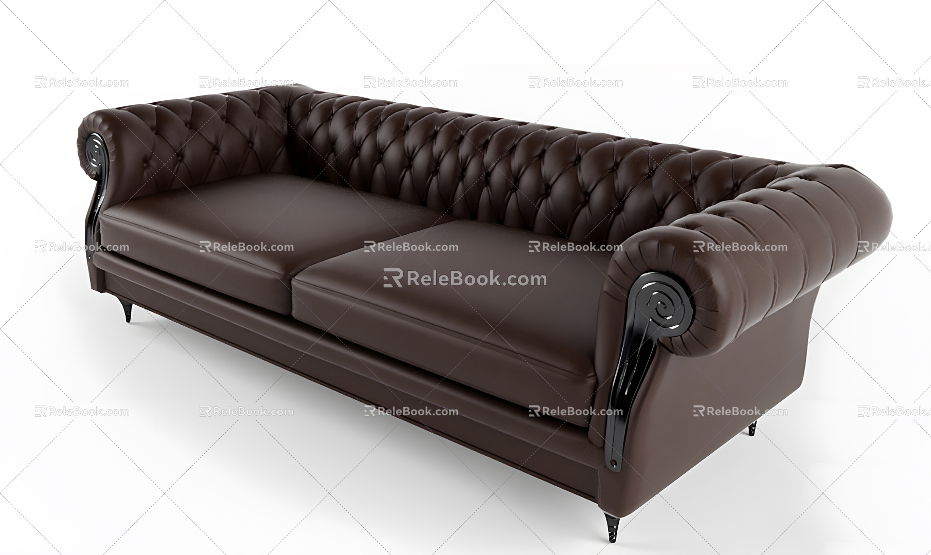 Casual Sofa Casual Sofa Living Room Sofa Double Sofa Pillow Pillow Home Furniture Simple 3d model