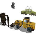 Functional Vehicles And Industrial Equipment 3d model