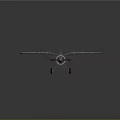 Vintage Biplane With Red And White Cross Markings On Wings And Metal Body