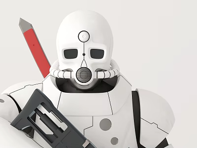 Shower Sauna Space With Modern Design Elements 3d model