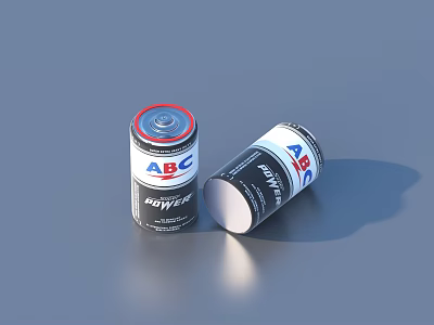Battery Lithium Battery Dry Battery No.5 Battery 3d model