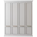 Modern White Chest of Drawers with Sleek Design and Multiple Drawers