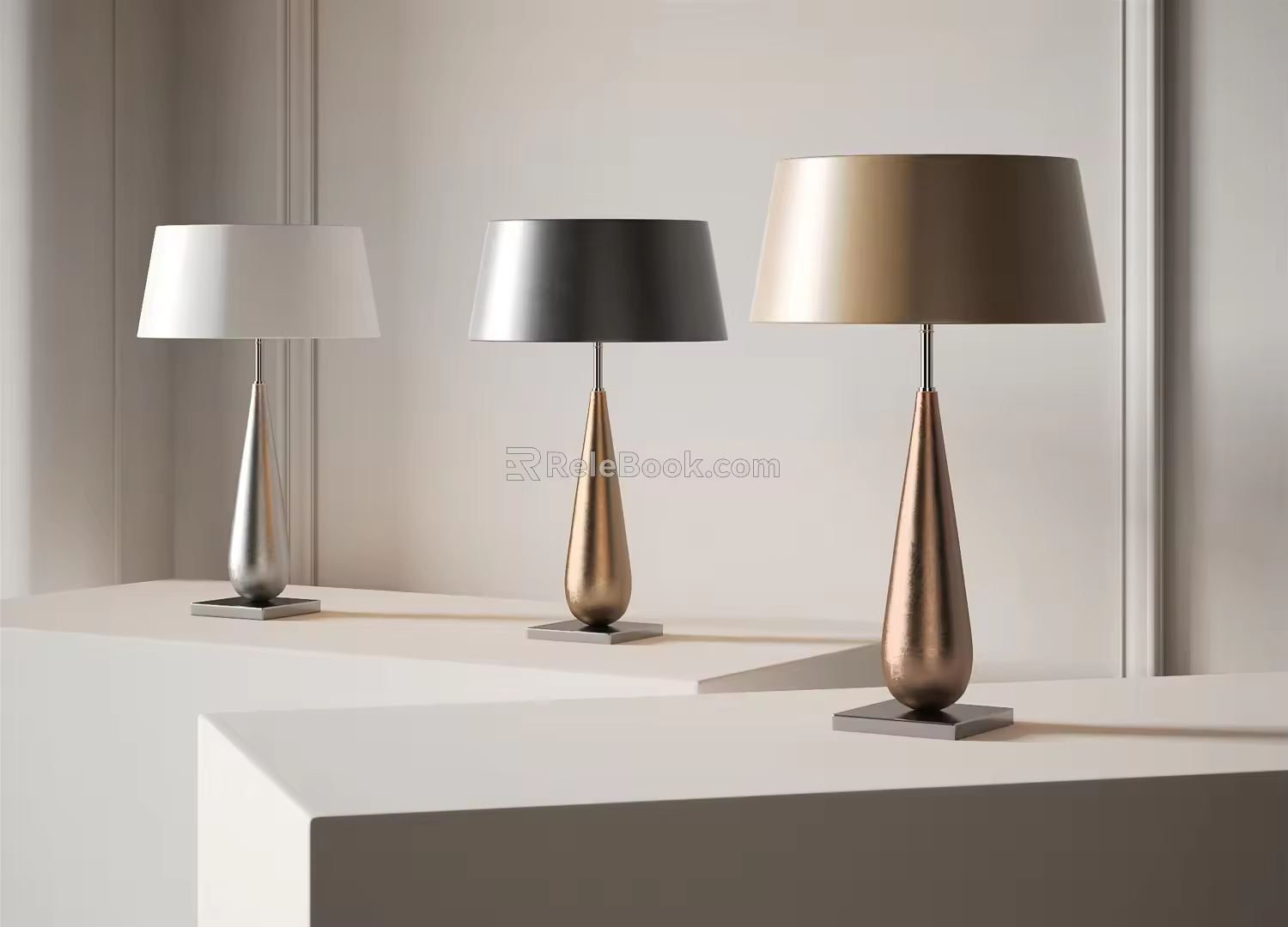Modern table lamp 3d model