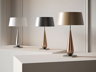 Modern table lamp 3d model