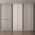 Contemporary Wardrobe Doors Featuring Multiple Colors Textures And Sleek Handle Designs
