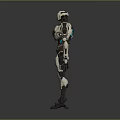 Robot Assistant Small Robot Butler Robot Butler Figure Game Figure 3d model