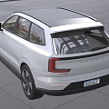 Hyundai 2024 Volvo EX90 sedan car new energy car 3d model