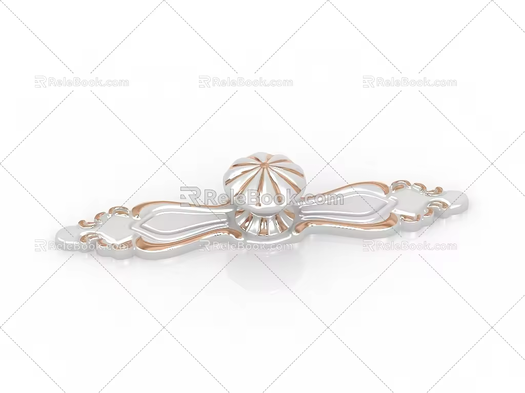 Modern hardware handle 3d model