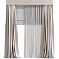 Elegant Luxury Curtains With Sheer Layers And Satin Fabric For Modern Home Interior