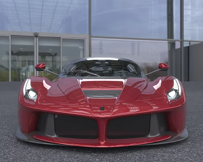 Modern sports car Ferrari supercar luxury car 3d model Modern sports car Ferrari supercar luxury car 3d model