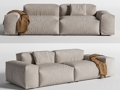 modern double sofa minimalist sofa model