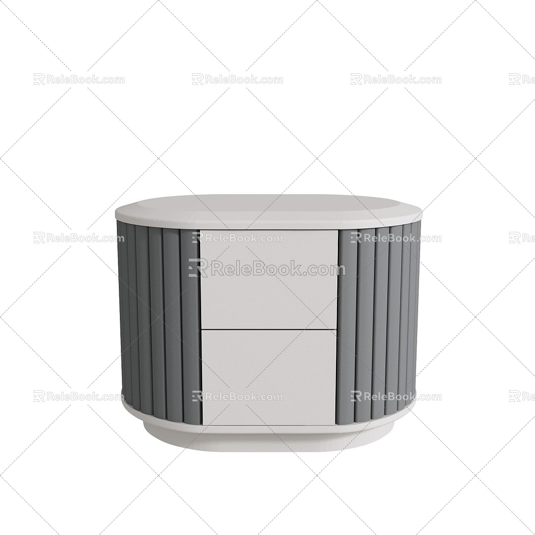 Minismal wind bedside table 3d model