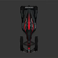 McLaren Race Car With Sleek Aerodynamic Design And Red Blue Black Color Scheme