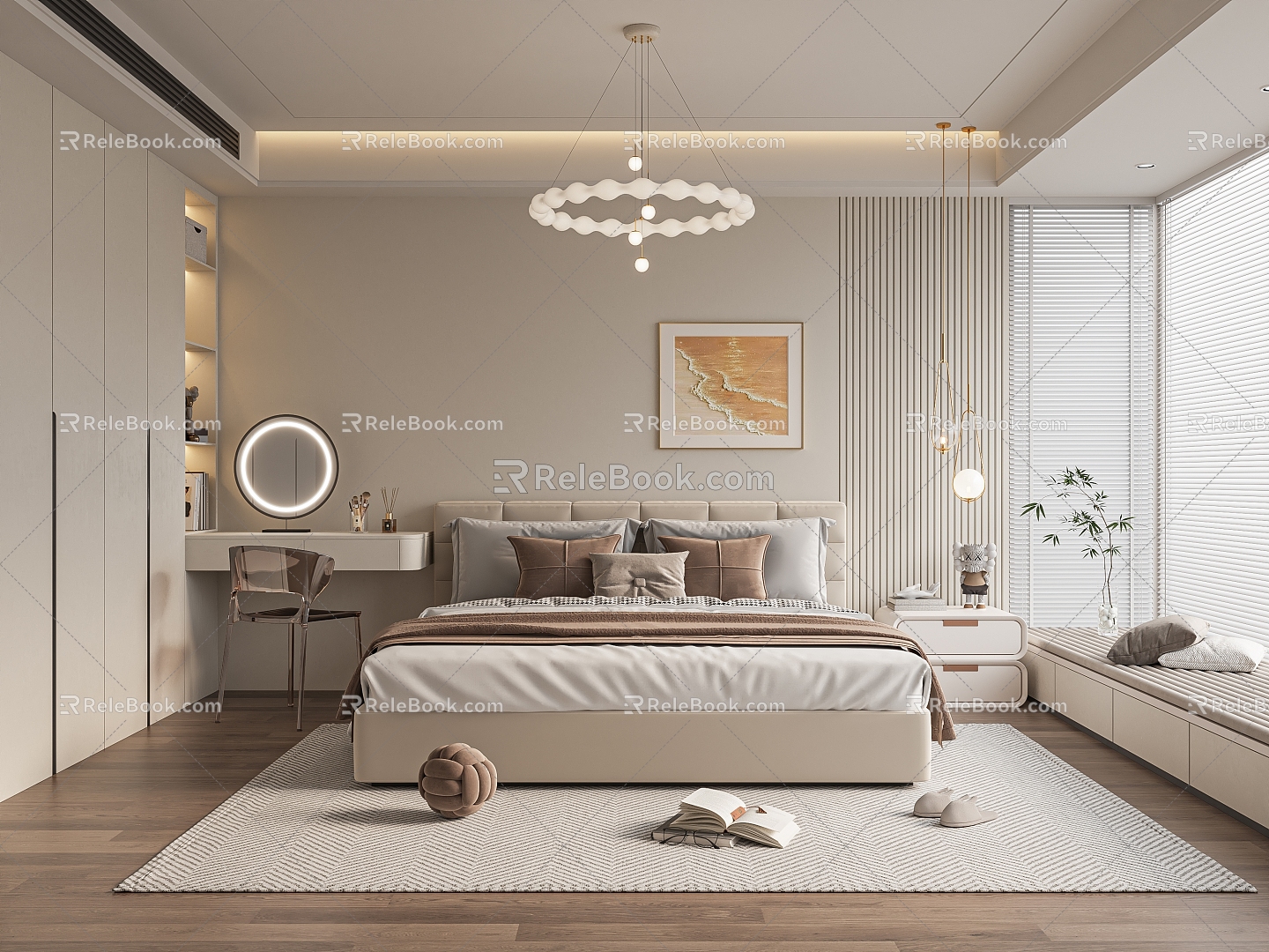 Modern Bedroom 3d model