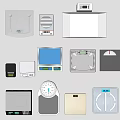 Commercial Equipment Featuring Multiple Types of Digital and Platform Weighing Scales