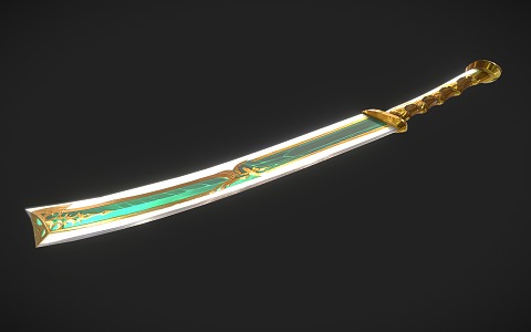 Sword Fantasy Sword Magic Weapon 3d model