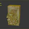 Grow Gourmet Fresh Mushrooms Growing Kit With Clusters For Organic Home Cultivation