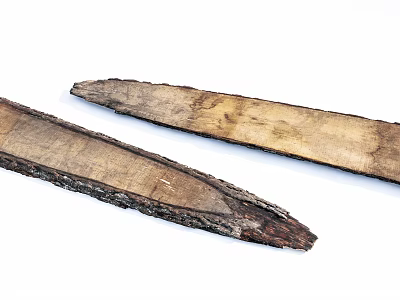 Stone Wood Natural Texture Slabs with Organic Edges for Rustic Home Decor Projects 3d model