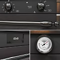Modern Kitchen Appliances Ovens With Control Panels And Metal Knobs 3d model