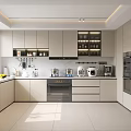 Modern Kitchen Interior Design With Island Countertop Cabinets And Stainless Steel Appliances