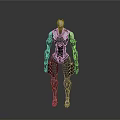 Futuristic Robot Character With Detailed Metallic Armor And Sci Fi Mechanical Design Standing