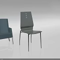 Modern Gray Leisure Chair With Sleek Backrest And Metal Legs Design Style