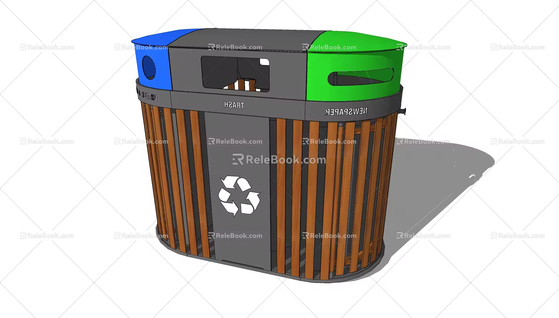 trash can 3d model